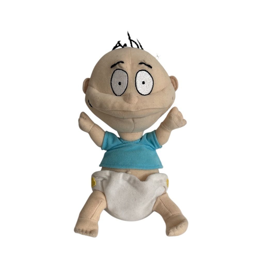 Nickelodeon Rugrats Tommy Pickles Plush Doll 10” Stuffed Toy EUC